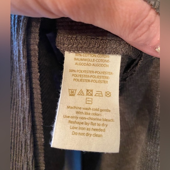 Free People We the Free P+S tag sleeveless turtleneck tunic slits country boho - Picture 6 of 7